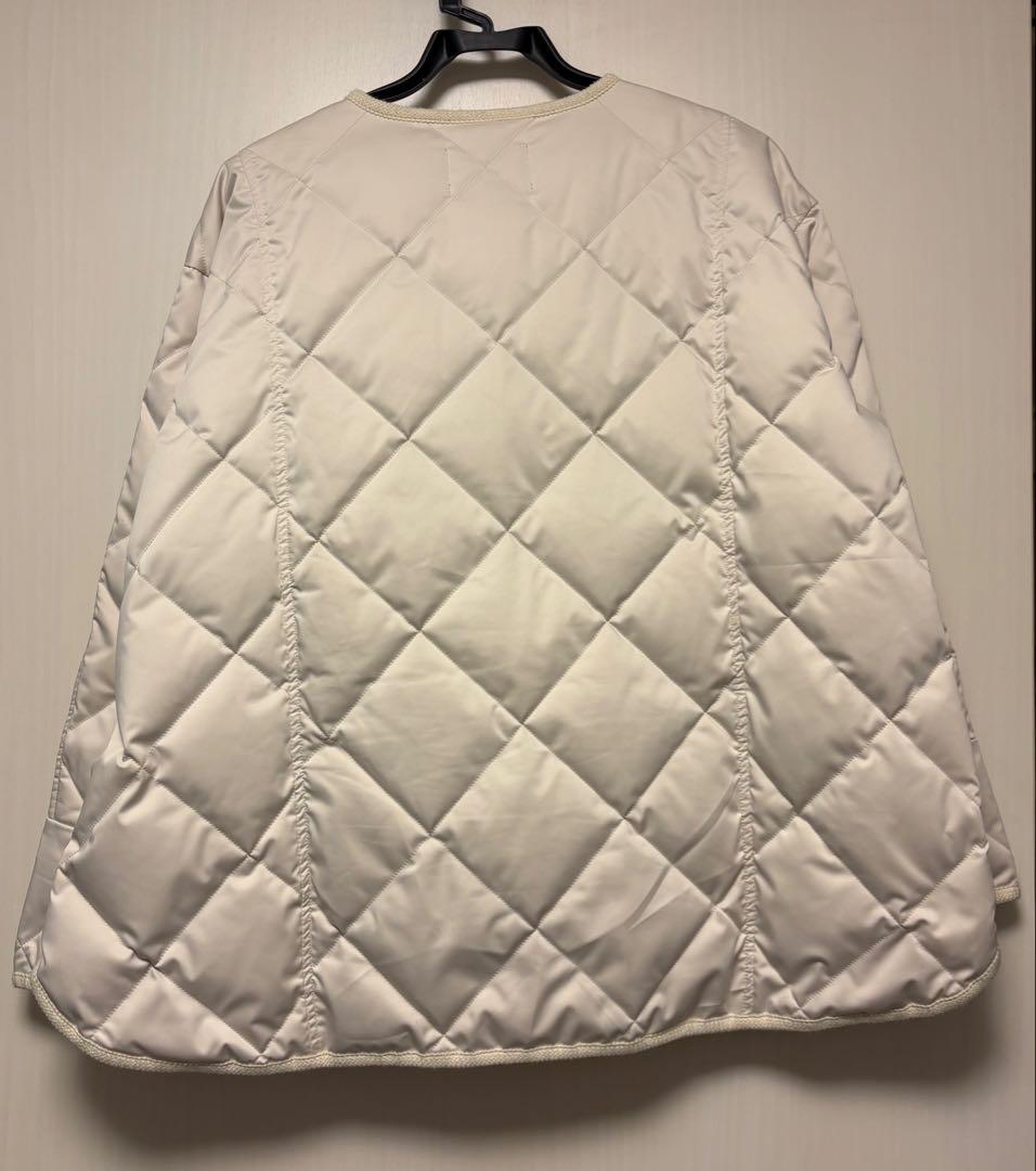 anuans taion コラボ　ミドルダウン　エクリュ