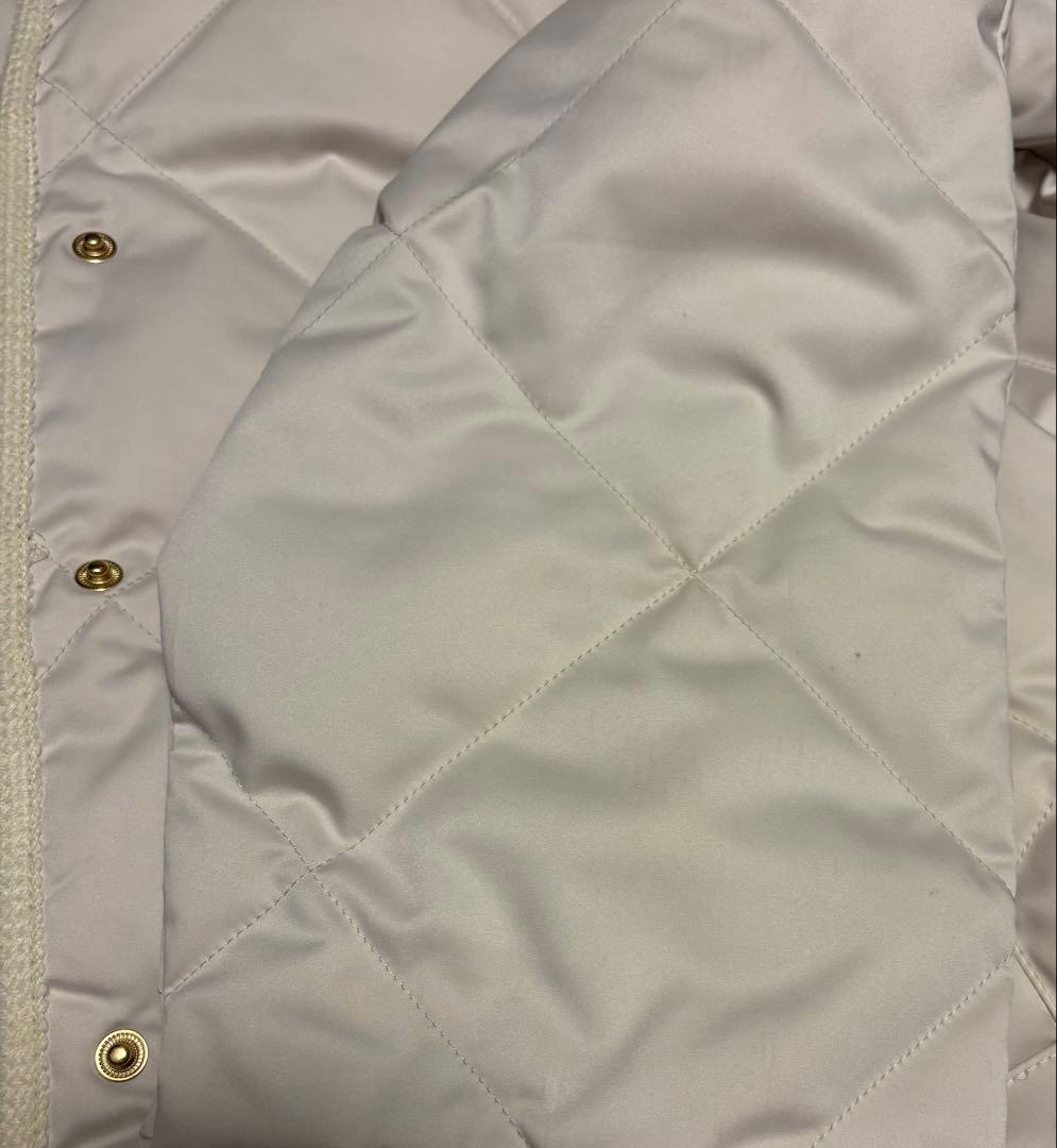 anuans taion コラボ　ミドルダウン　エクリュ