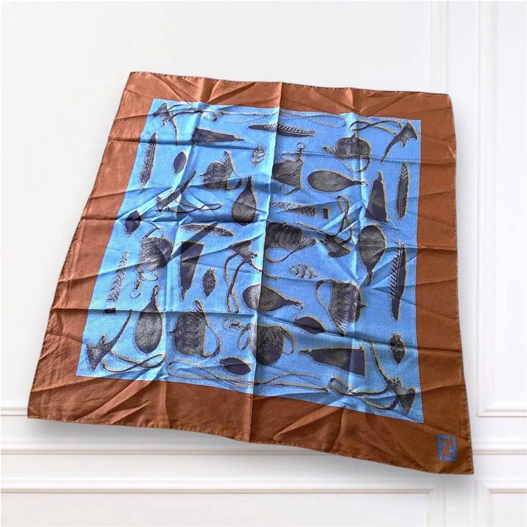 FENDI フェンディ スカーフ シルク 大判 ヴィンテージ