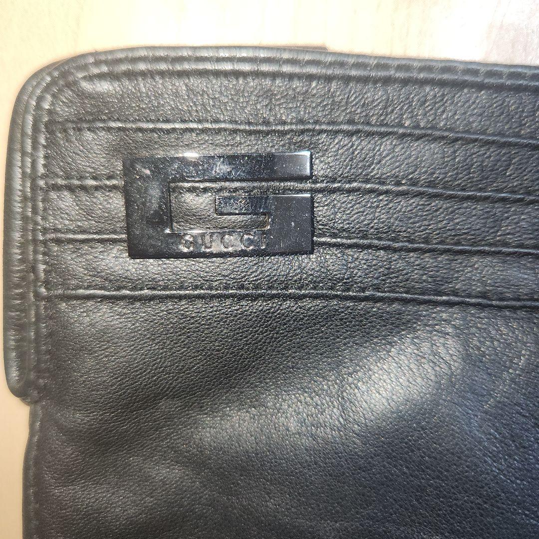 GUCCI ブラック レザー手袋