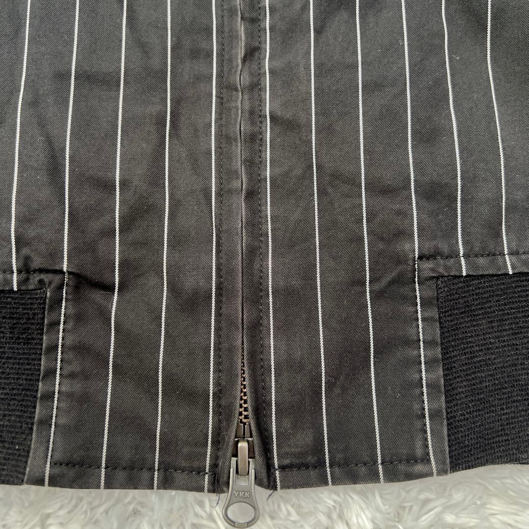 FRED PERRY ハリントンジャケット スウィングトップ ストライプ ロゴ