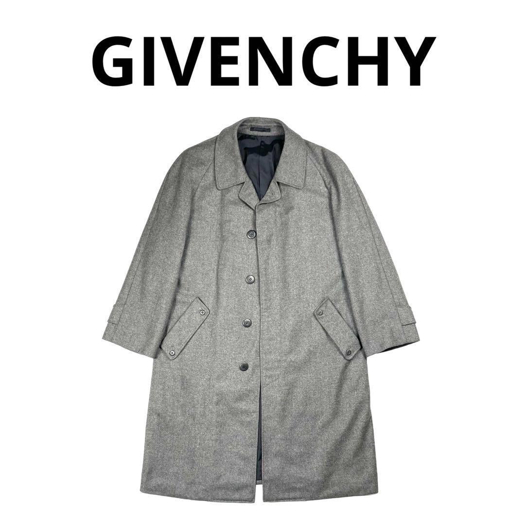 【至高の逸品】 GIVENCHY カシミア混　ステンカラーコート　VINTAGE