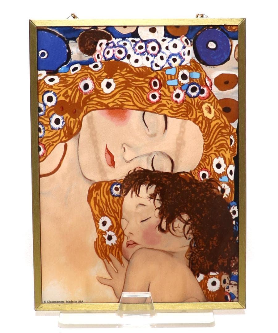 グスタフ・クリムト ヴィンテージステンドグラス 女性の三時代ローマ国立近代美術館