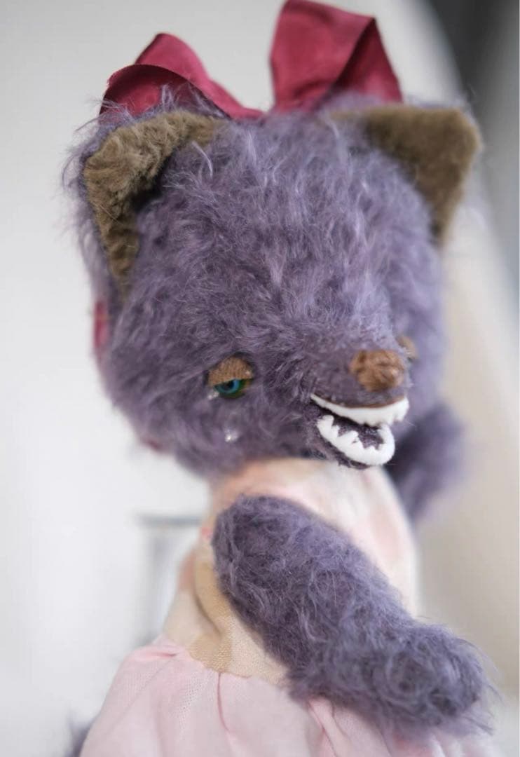 泣き虫オオカミさん アーティストベア ぬいぐるみ ハンドメイド 海外作家様