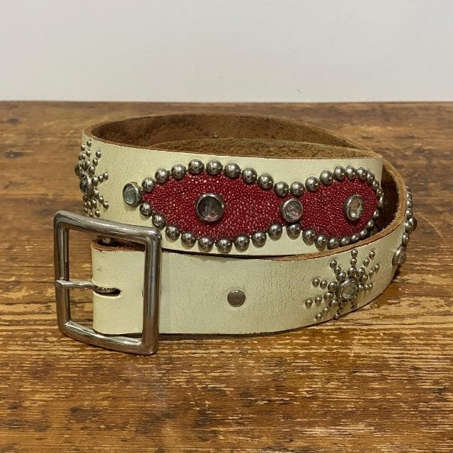 レア! HTC スティングレイ ピーナッツ スタッズ ベルト 34