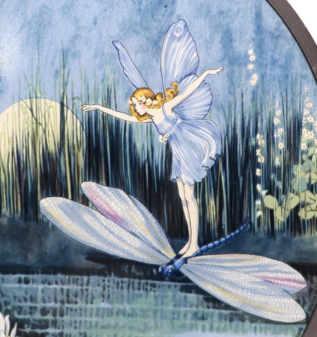 シシリー・メアリー・バーカー 蜻蛉に乗る妖精 ヴィンテージステンドグラス花の妖精