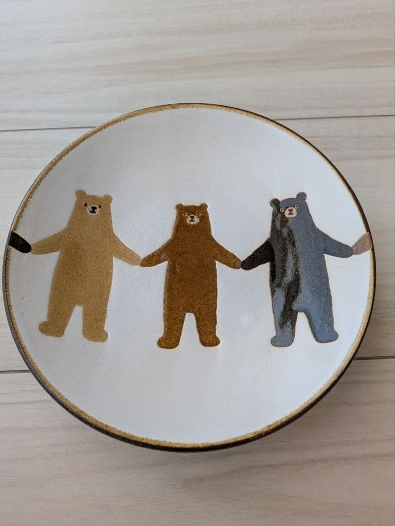 新品未使用 ヤッチとムーン クマ 皿2枚