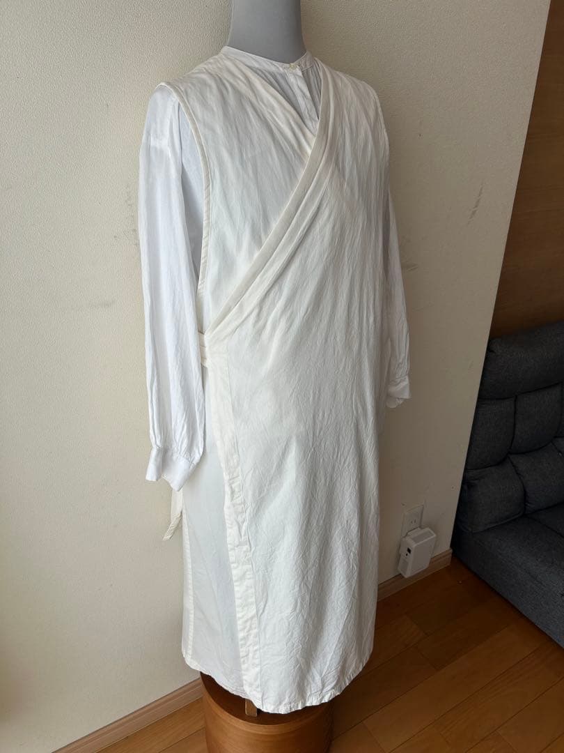 hatsutoki kitchen ノースリーブポップオーバー(エクリュ)