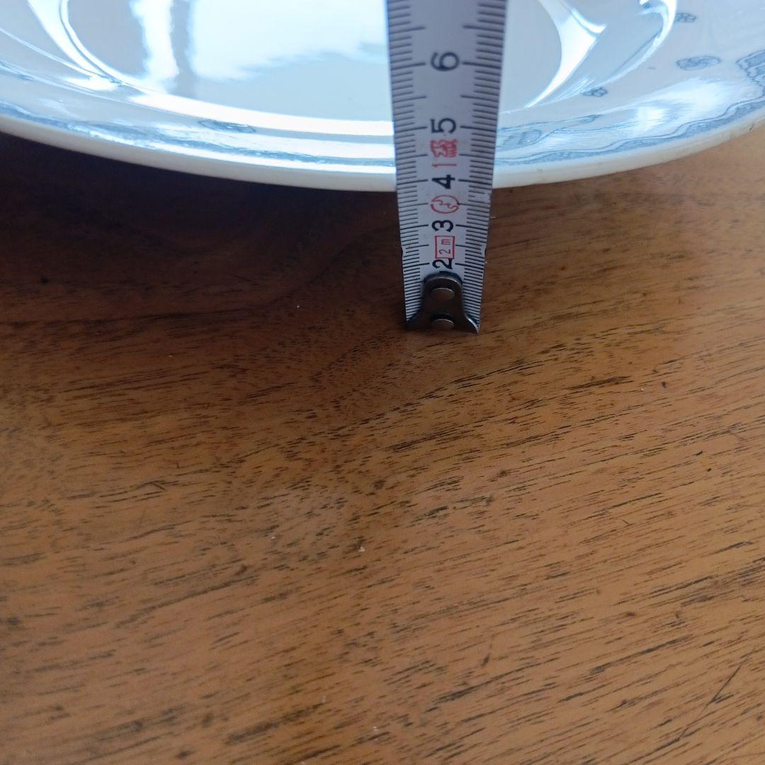 オーレスンド　グスタフスベリ　かもめ　アンティーク　23cm　スープ皿　２枚