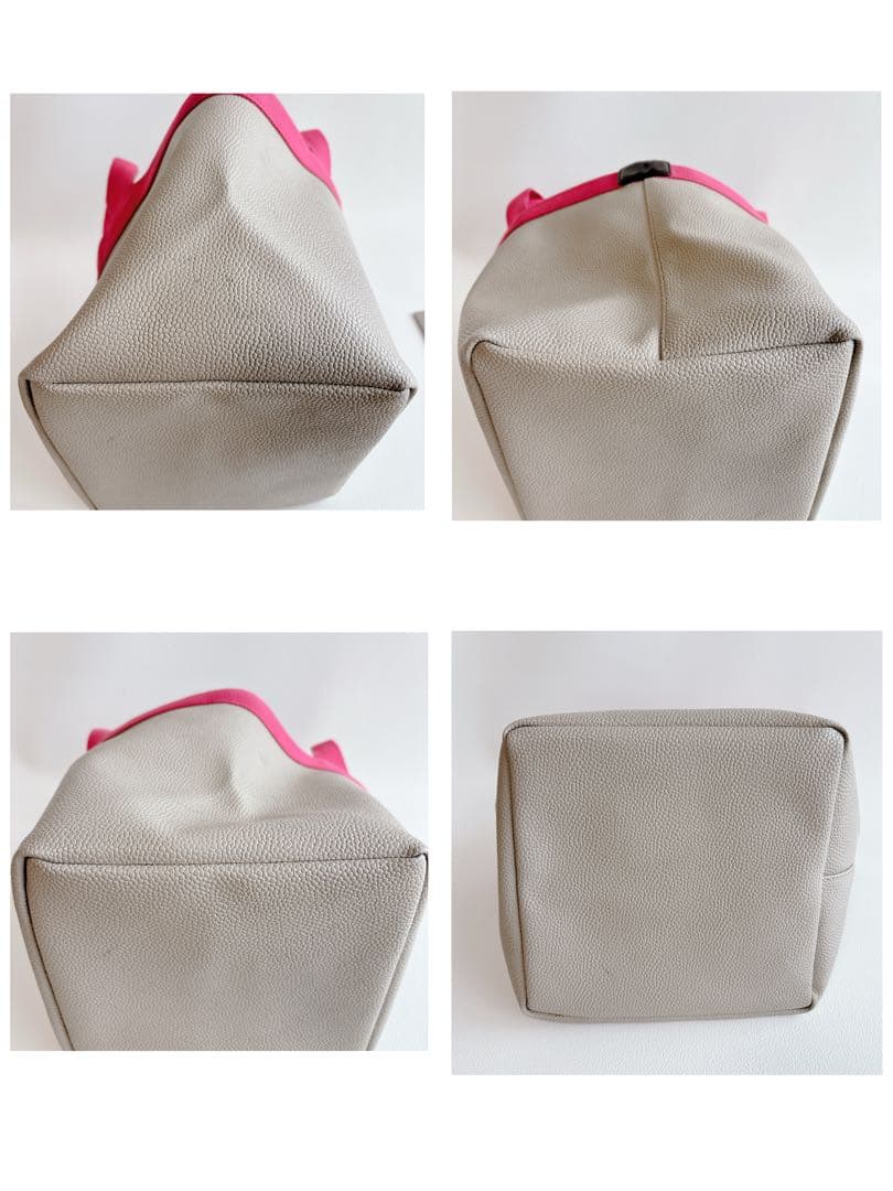 美品✨エルベシャプリエ リュクス舟型トートバッグ　707GP