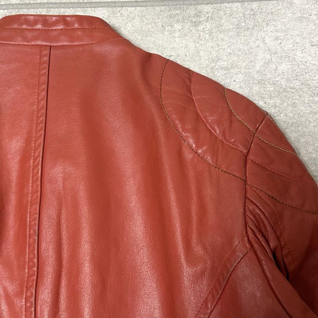【希少カラー/RED】SCHOTTライダースジャケット 牛革 Mサイズ