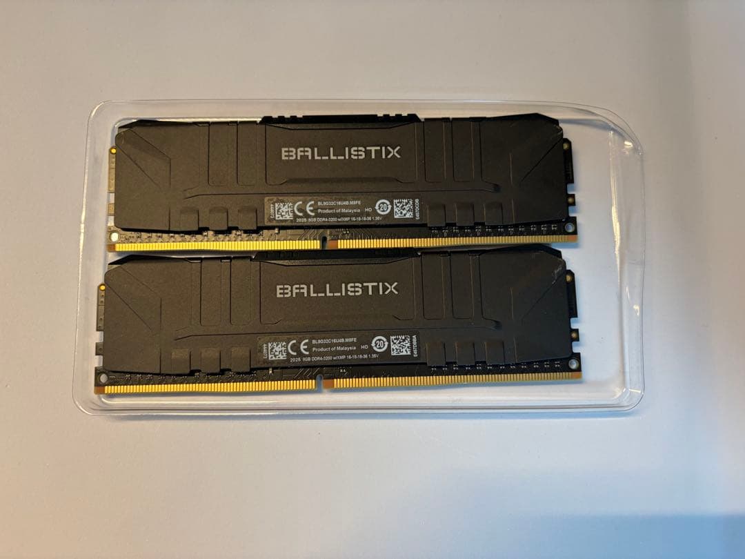 S*a様 DDR4-3200 BALLISTIX 16GB(8GB×2枚)