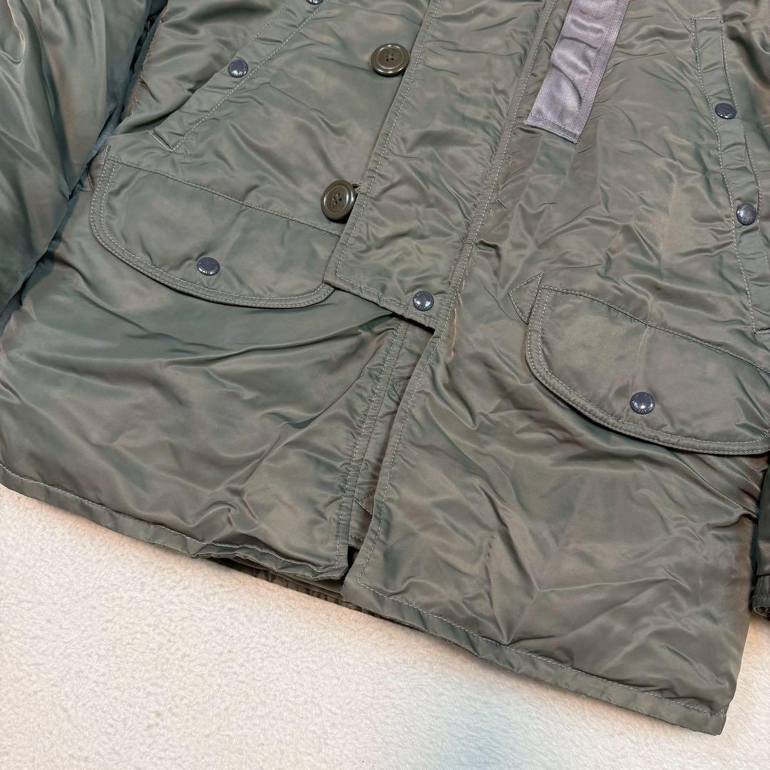 BEAMS+ N-3B フライトジャケット ダウンジャケット カーキ