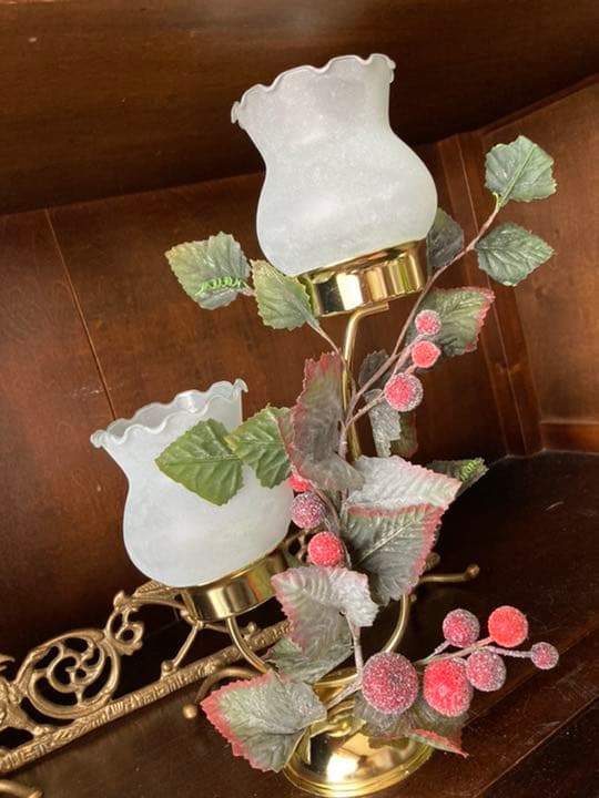 うさたんページ 真鍮とシュガープラムキャンドルホルダーセット