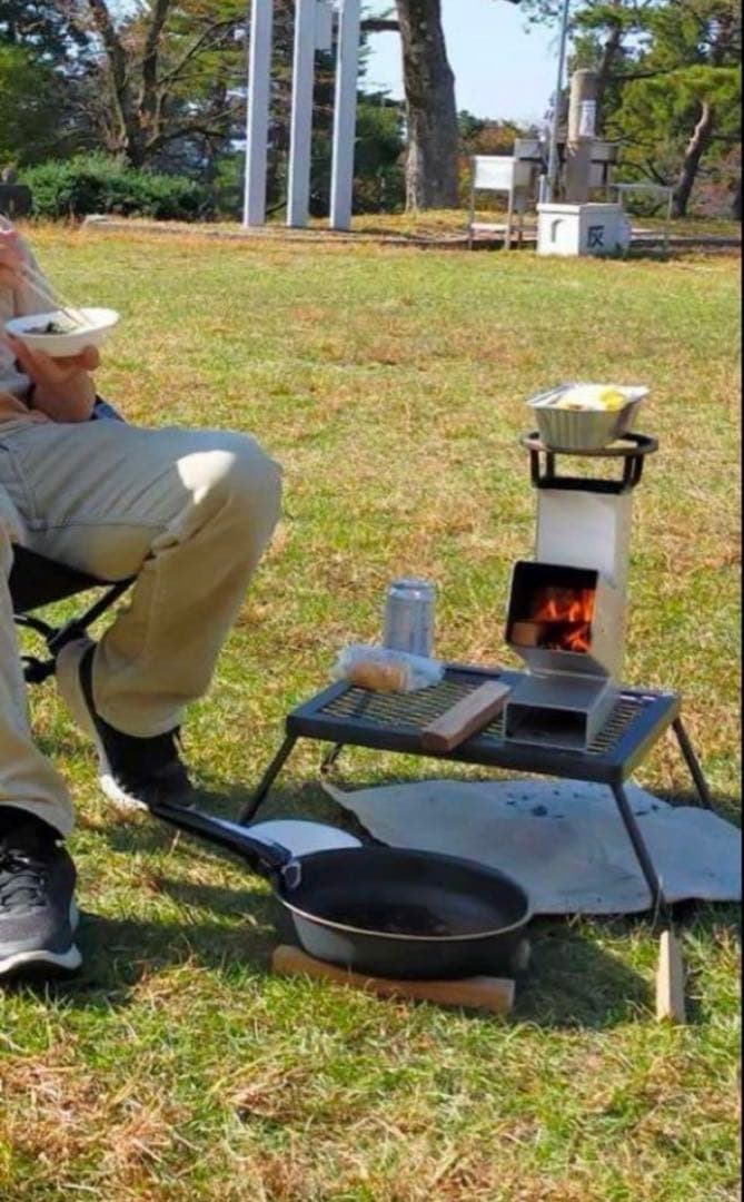 ロケットストーブ　薪ストーブ　コンロ