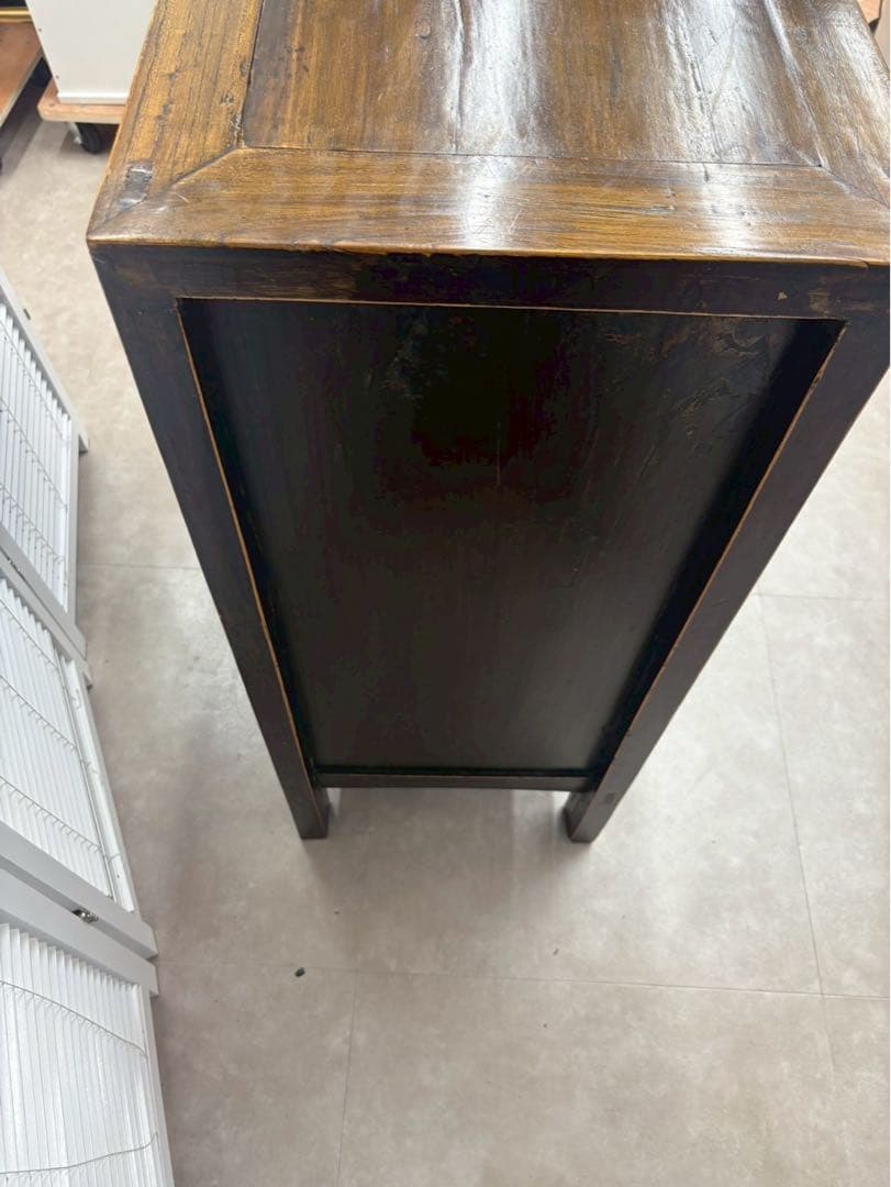 中国　香港家具　アンティークキャビネット