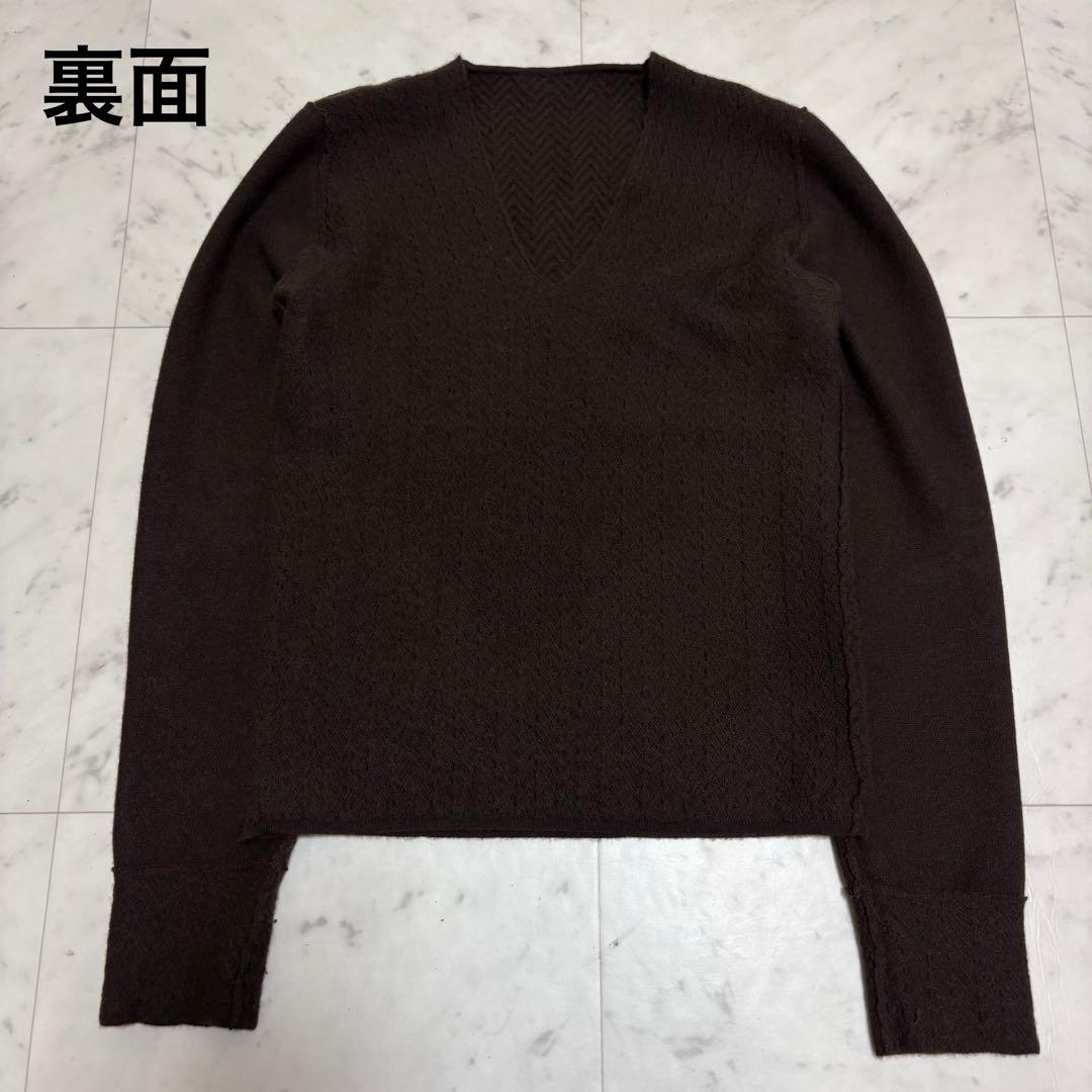 美品 ロロピアーナ イタリア製 カシミヤ95% 長袖Vネック ニット セーター