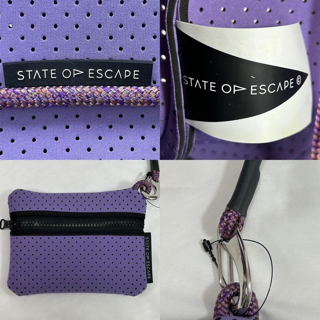 【極美品/専用品】ステイトオブエスケープ トートバッグ ポーチ付き A4可