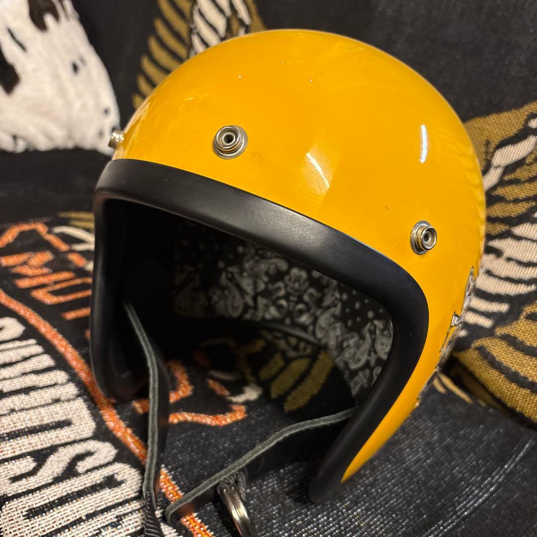 オーシャンビートルイエロー ジェットヘルメット