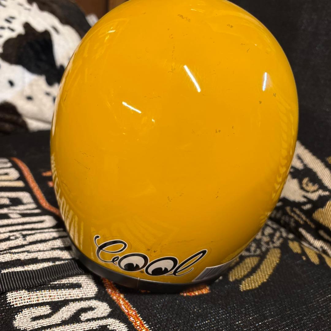 オーシャンビートルイエロー ジェットヘルメット