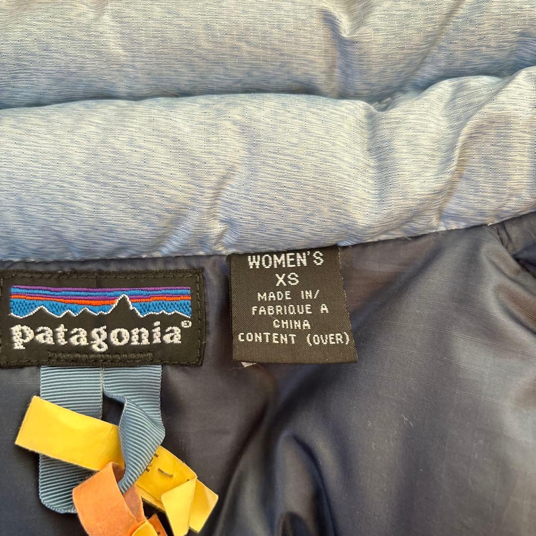希少　Patagonia パタゴニア　ダウンベスト　ホワイトグース　F02 袋付
