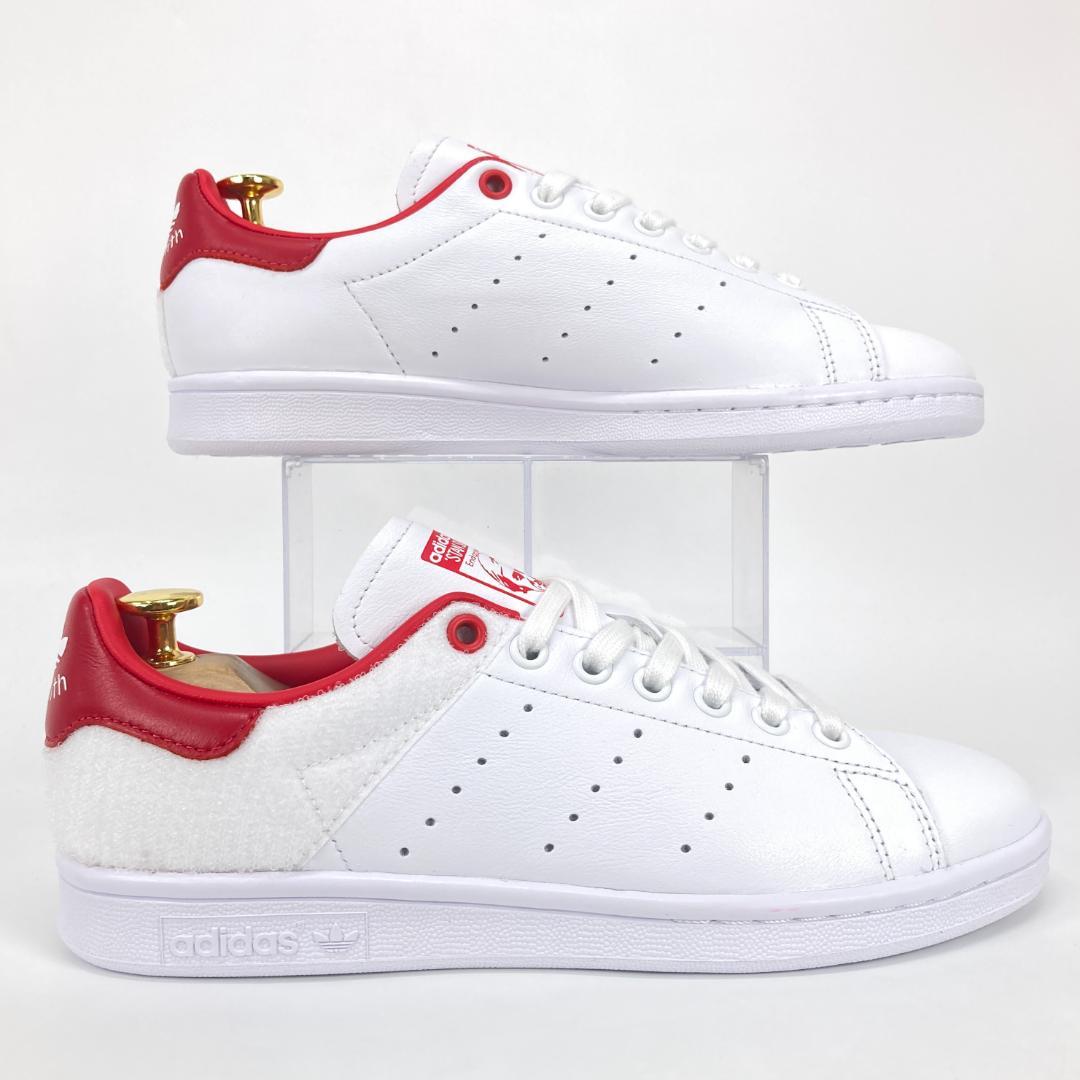 未使用　アディダス　スタンスミス　ワッペン付替レザースニーカー　24.5cm