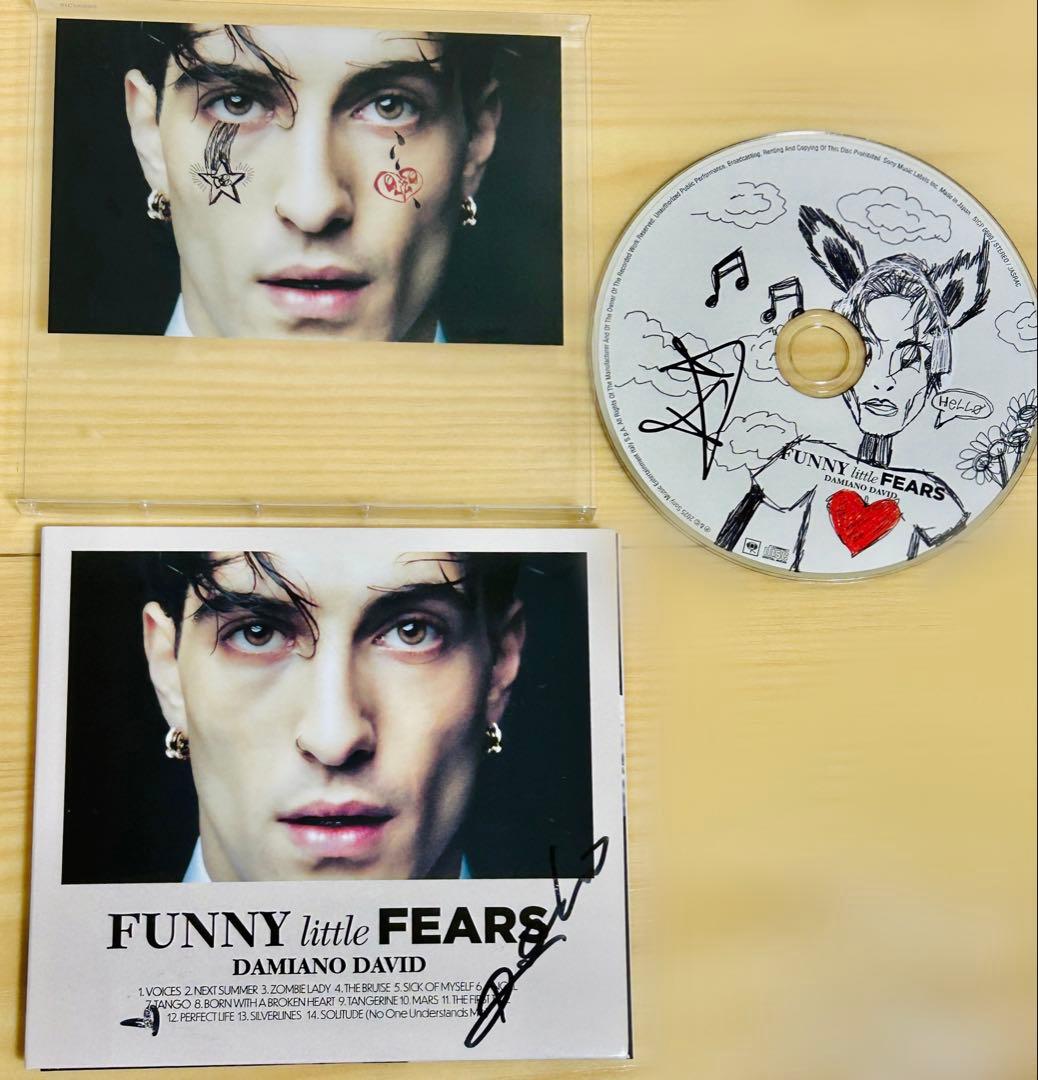 ダミアーノデイヴィッド　Damiano David 直筆サイン入り　CD