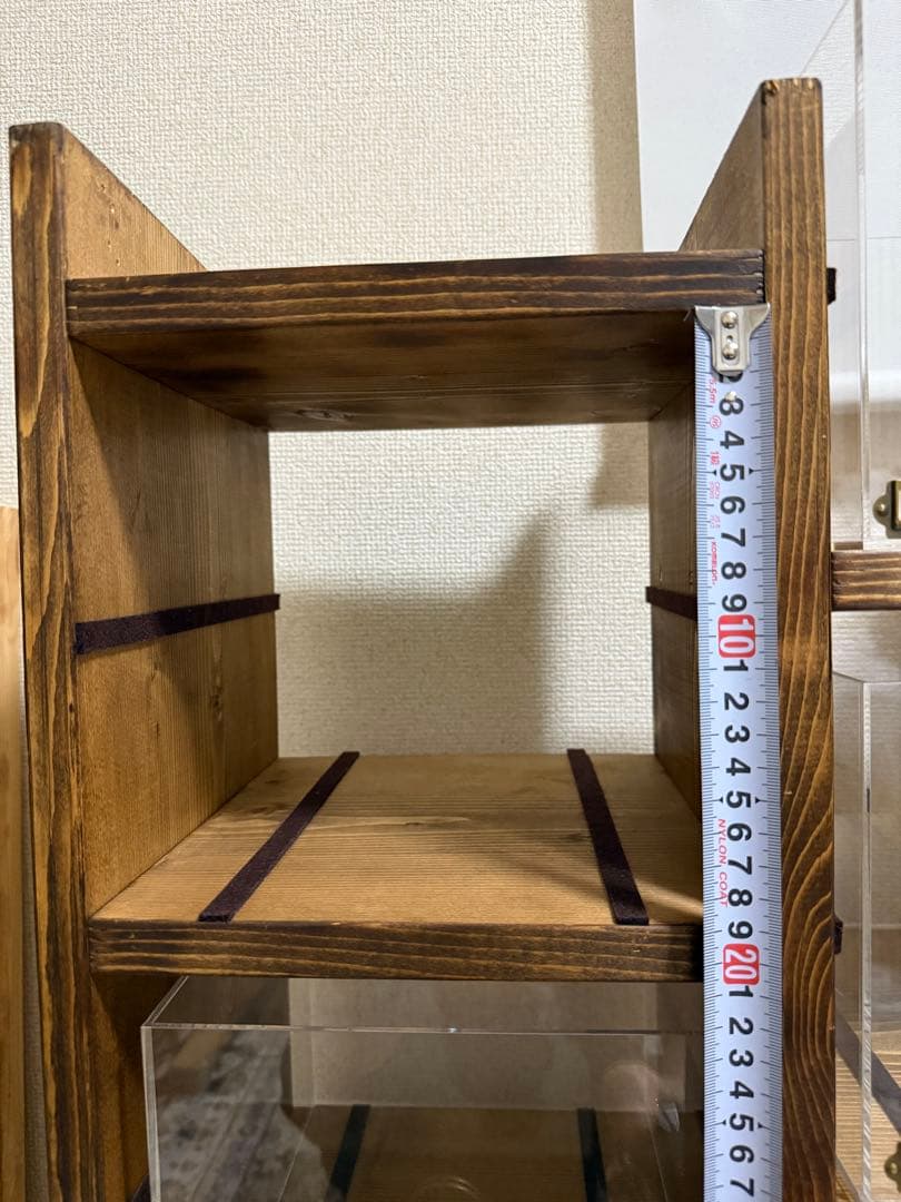 【確認用】 アクリルボックス ディスプレイ棚 オーダーメイド品 飾り棚