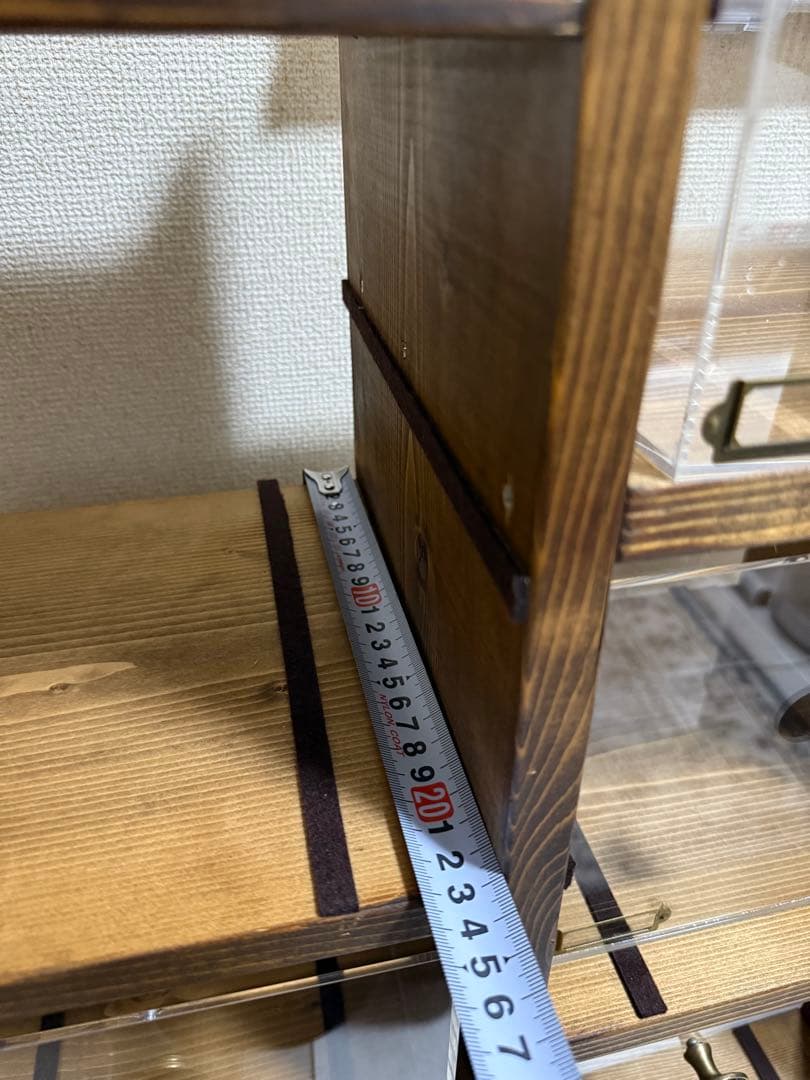 【確認用】 アクリルボックス ディスプレイ棚 オーダーメイド品 飾り棚