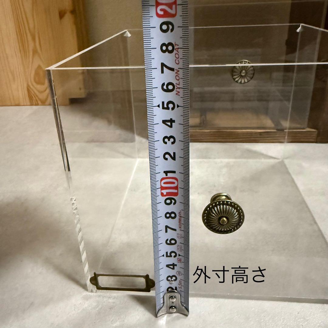 【確認用】 アクリルボックス ディスプレイ棚 オーダーメイド品 飾り棚