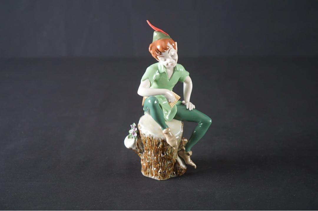 美品 リヤドロ Disney ディズニー ピーターパン 65周年 フィギュリン