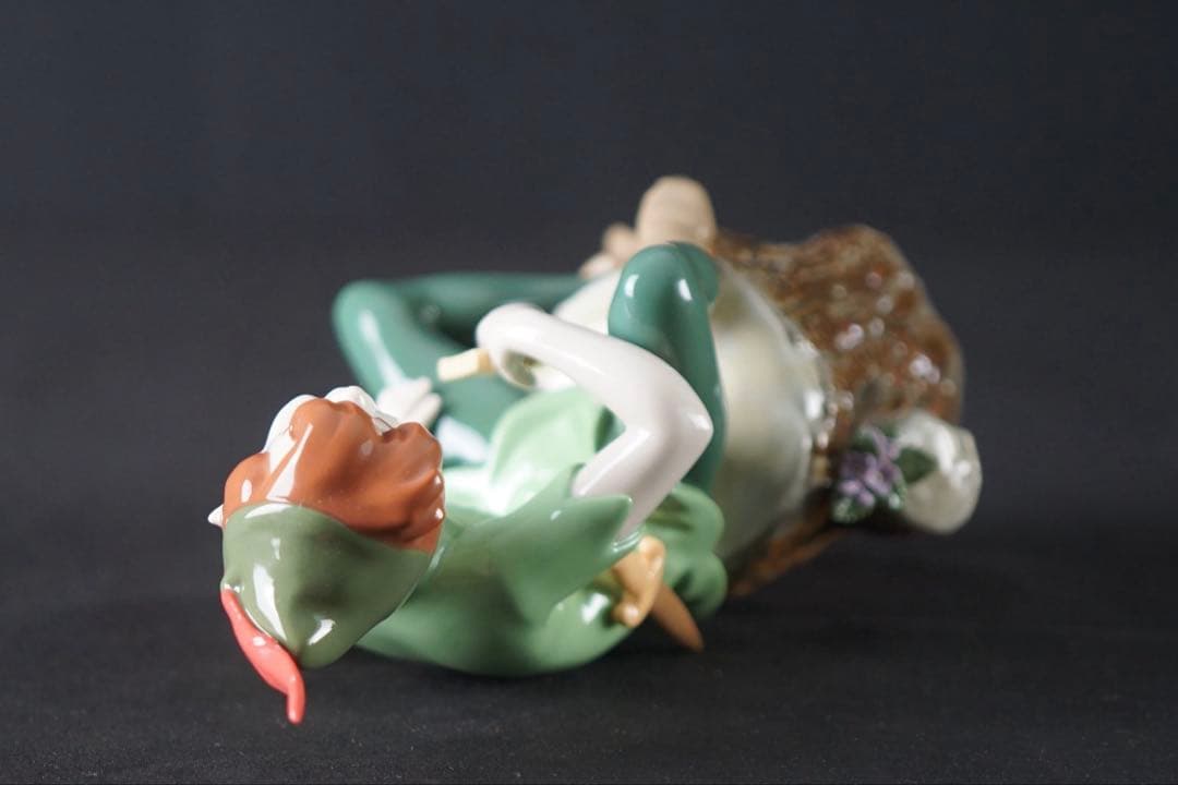 美品 リヤドロ Disney ディズニー ピーターパン 65周年 フィギュリン