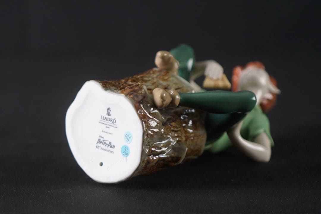 美品 リヤドロ Disney ディズニー ピーターパン 65周年 フィギュリン