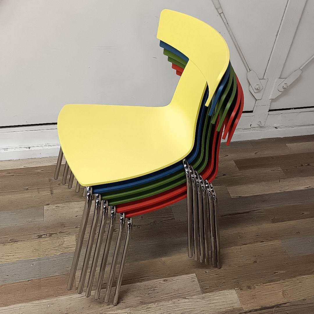 【6脚セット】Plank　Remo （レモ）　スタッキングチェア