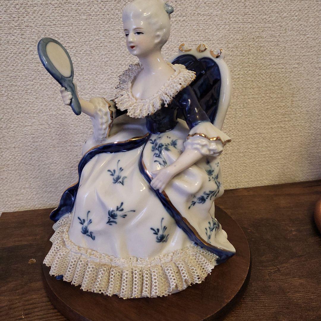 マイセン風3体とドマン人形2体の5体まとめ