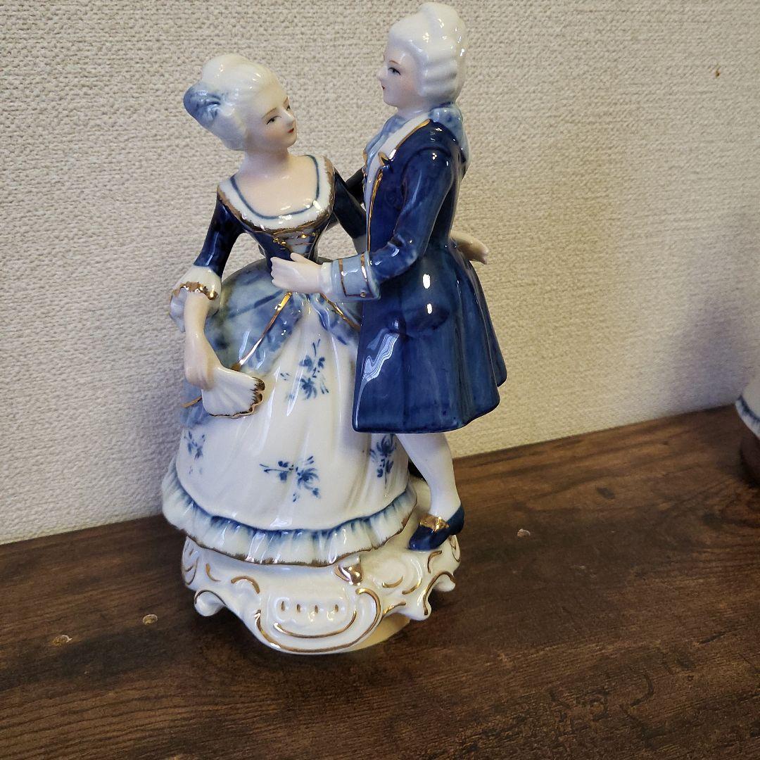 マイセン風3体とドマン人形2体の5体まとめ