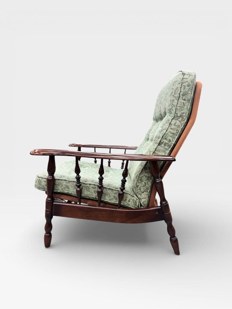 カリモク コロニアル リクライナー RC6030A682 スツール付 応接椅子