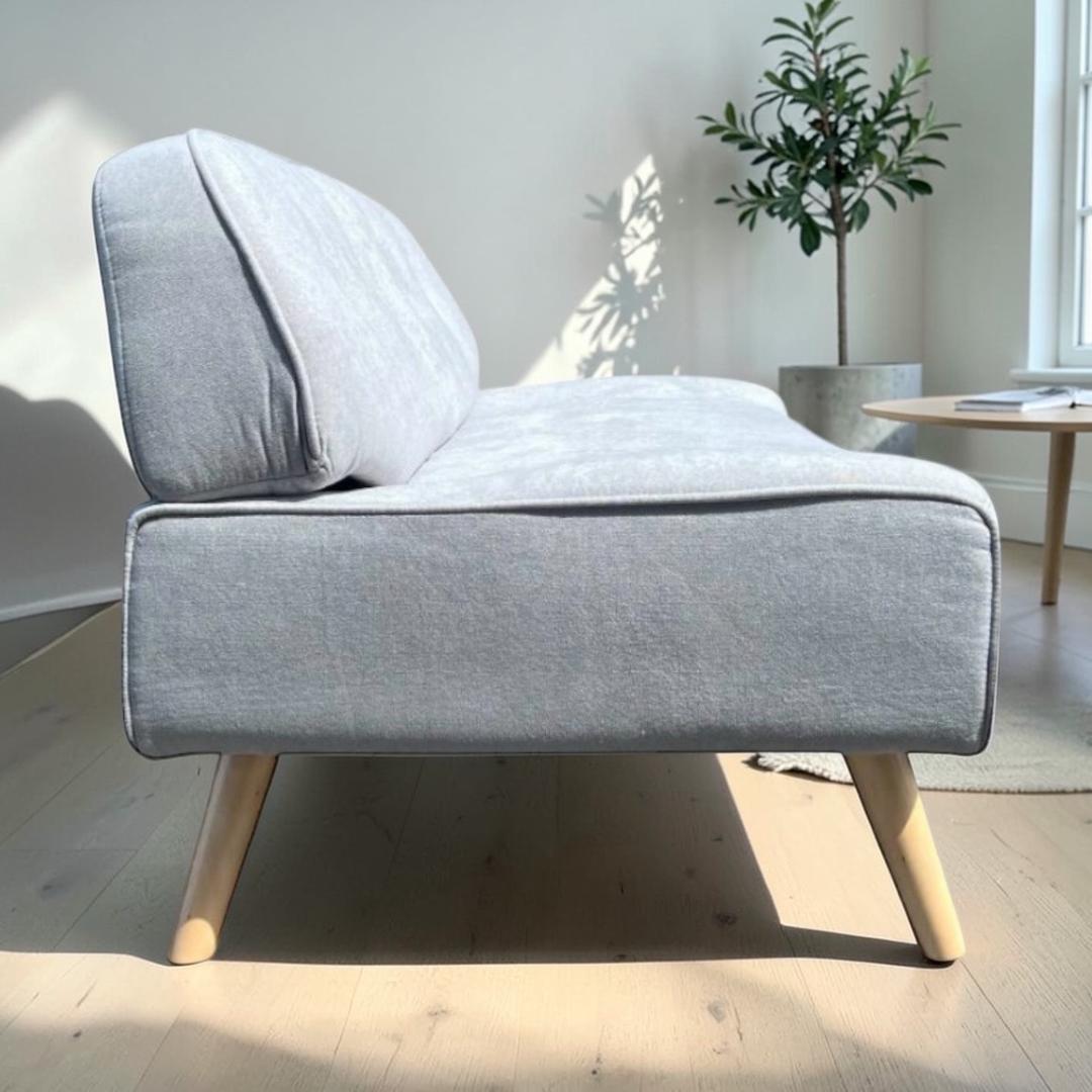 【新品】2WEY タイプ　ロー・ハイ兼用　ベンチソファ　2人掛け