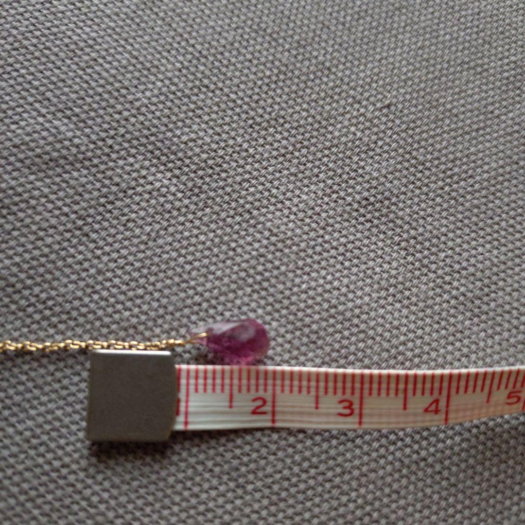 ボンマジックジュエリー☆ロングピアス☆ピンクトルマリン☆