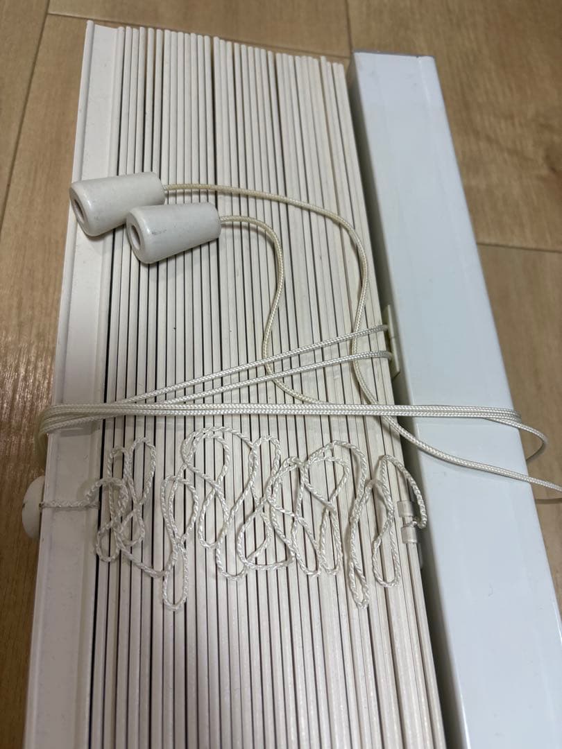 木製ブラインド　ホワイト　159×110　1枚