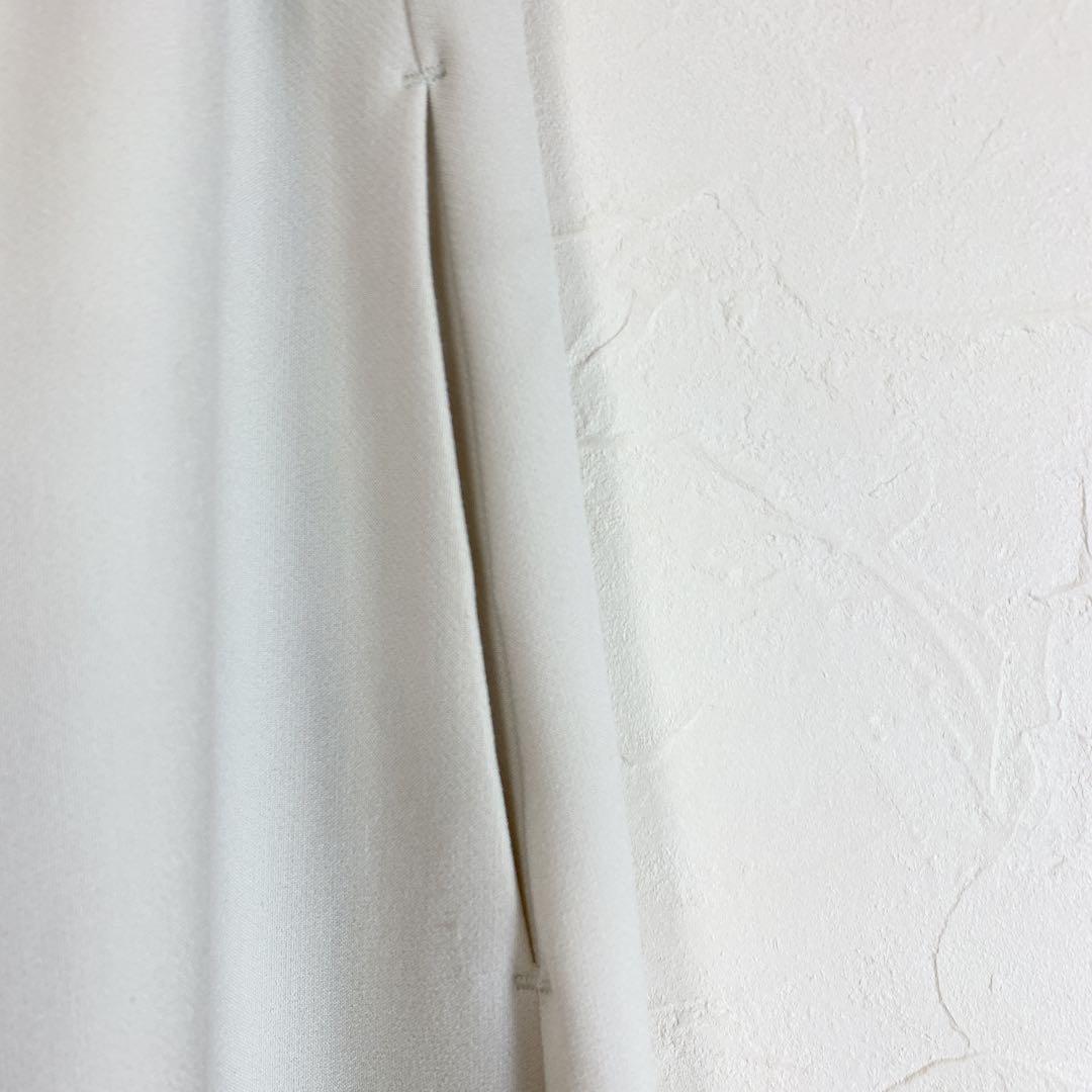 美品 BEARDSLEY ウエストリブキュロットパンツ ワイドパンツ F