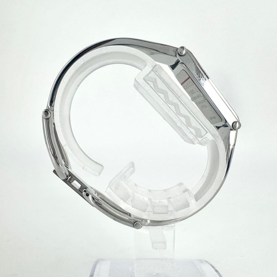 9【新品電池】GUCCI 1500Lブラックダイヤル 腕時計　レディース