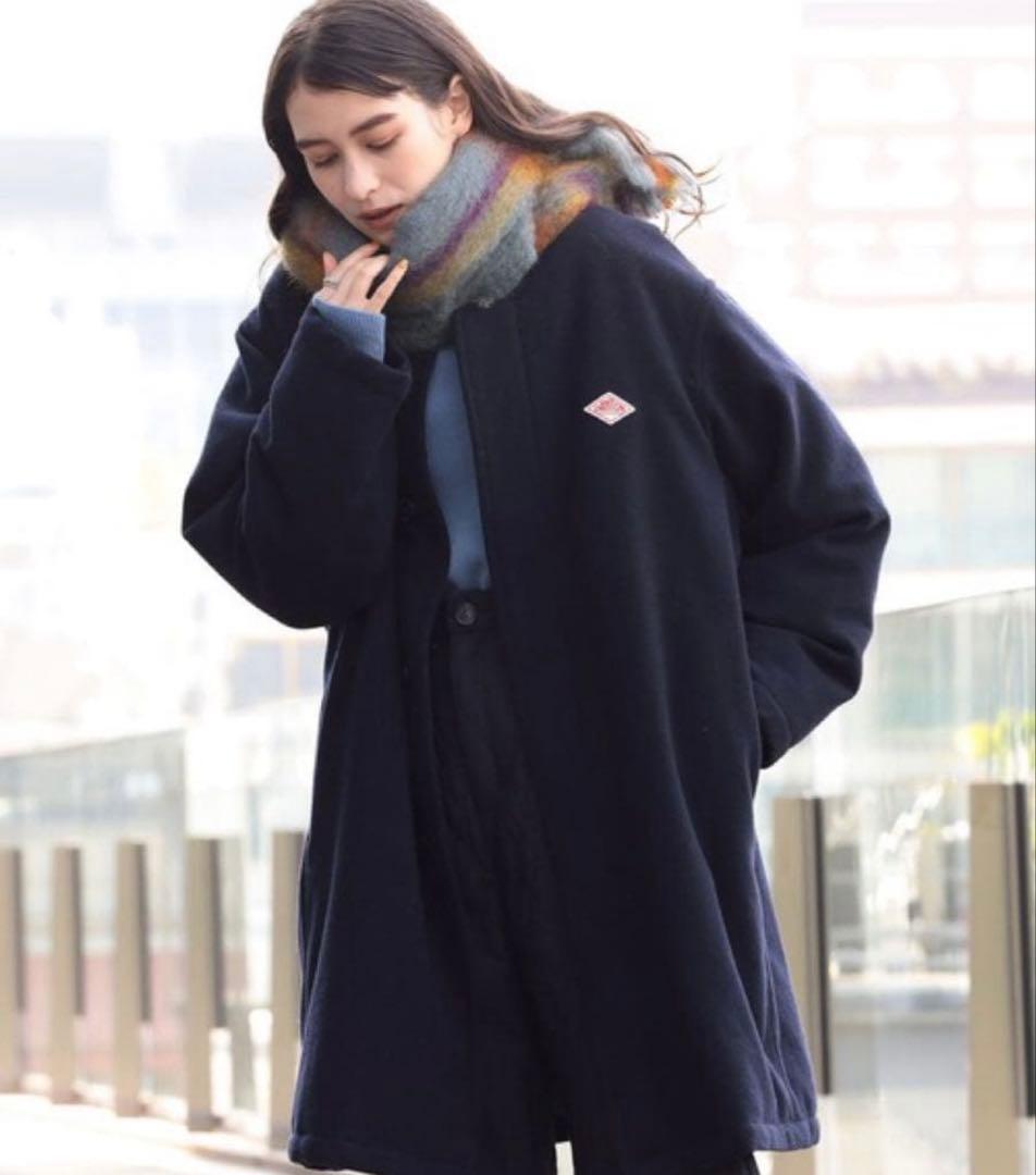 DANTON x Ray BEAMS モッサノーカラー ダウンコート