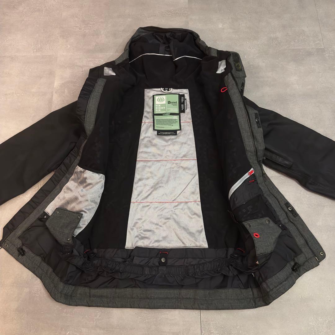 ア*ト様 686 スノーボードウェア シックスエイトシックス 上下セット Mサイ