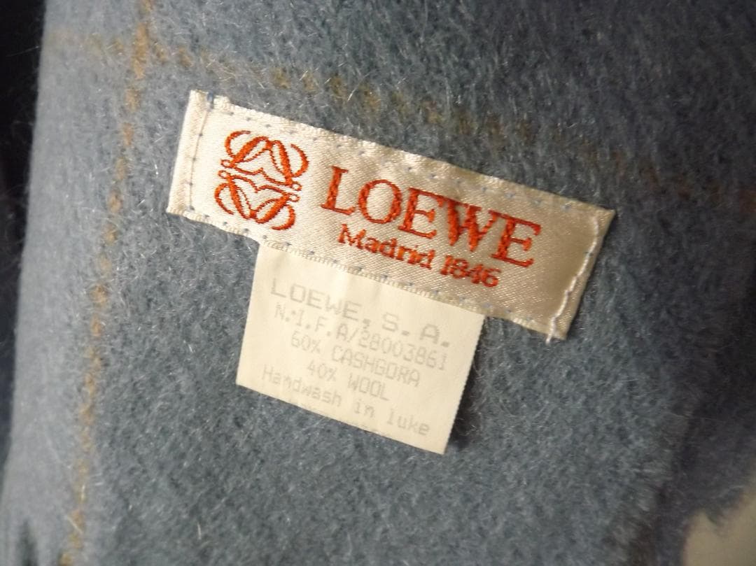 LOEWE (ロエベ) ウール カシゴラ 大判 マフラー ブランケットでも