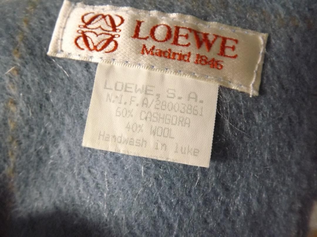 LOEWE (ロエベ) ウール カシゴラ 大判 マフラー ブランケットでも