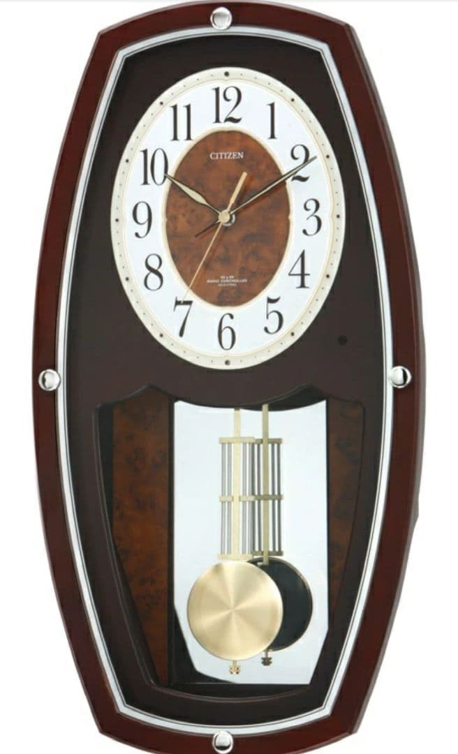 未使用品　電波振り子時計　イルシャンテ 　4MNA01-006　シチズン時計