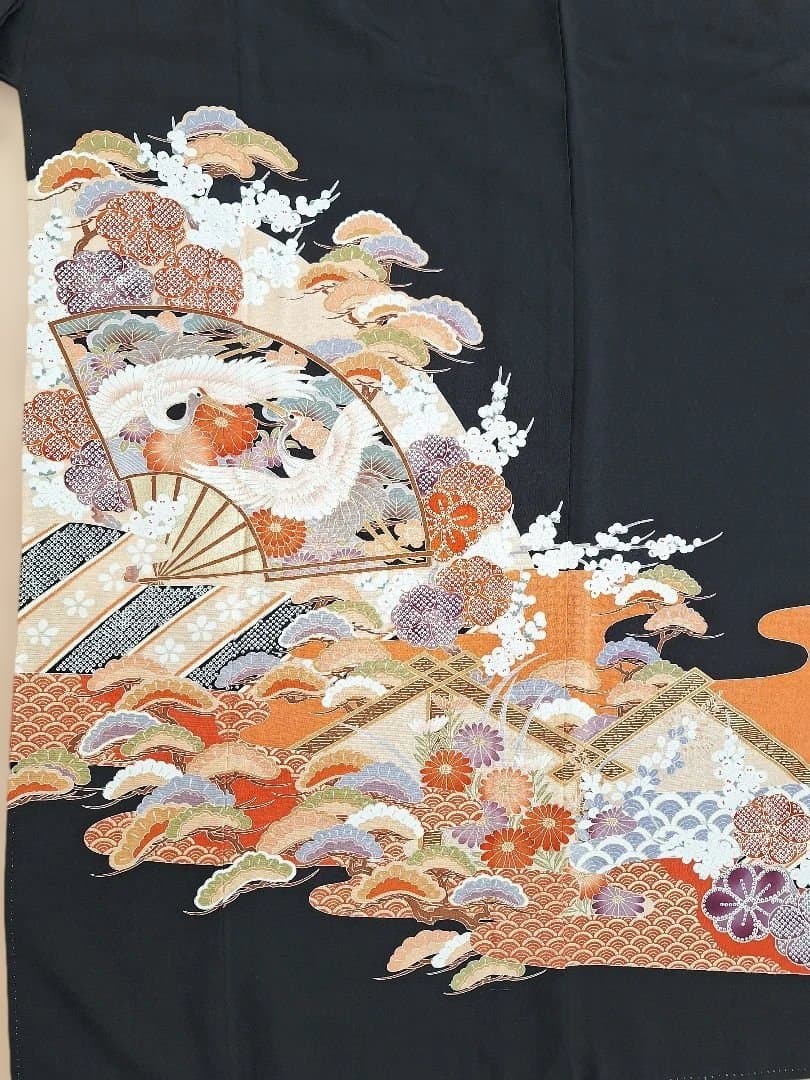 着物リメイクワンピース3614