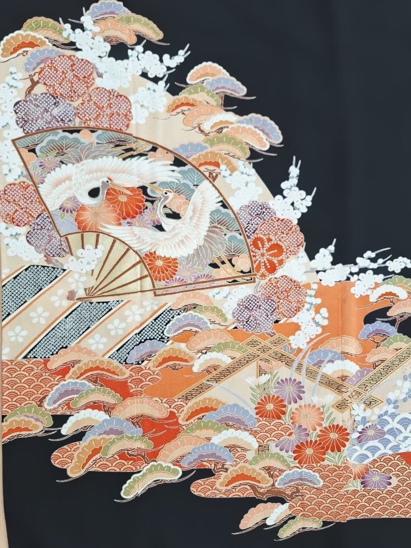 着物リメイクワンピース3614