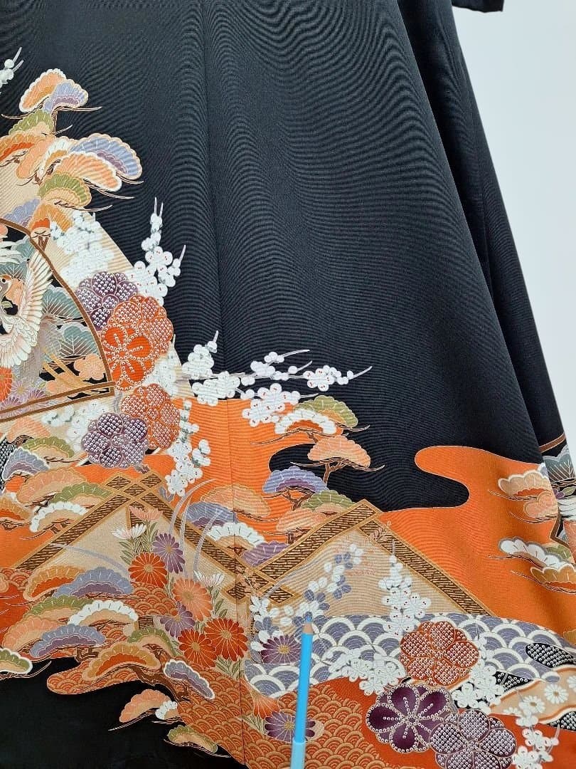 着物リメイクワンピース3614